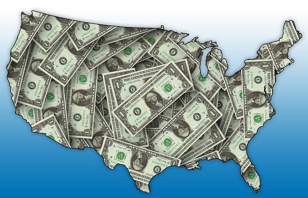 USA-carte-dollars