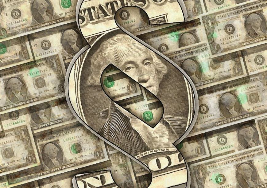 dollars et signe dollar dédollarisation